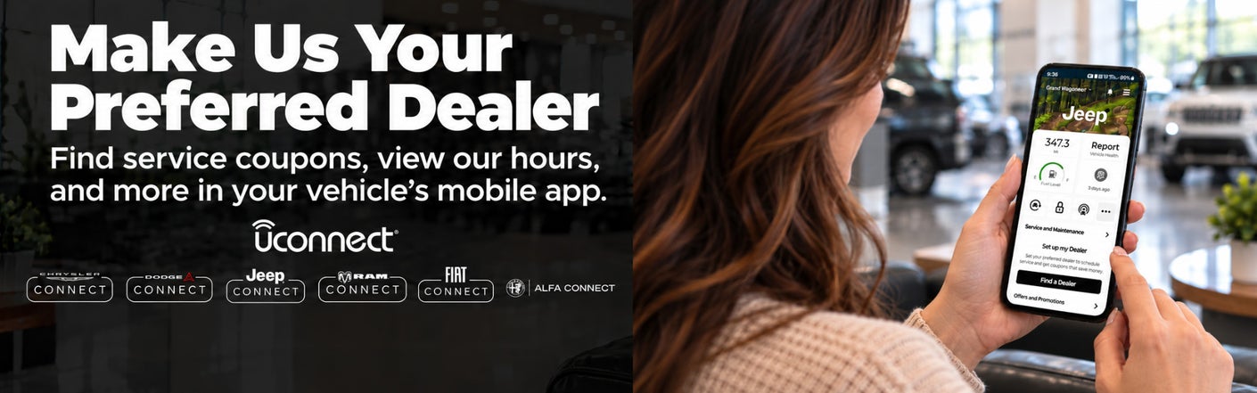 uconnect® make us your preferred dealer | Blake Fulenwider Dodge in Eastland TX