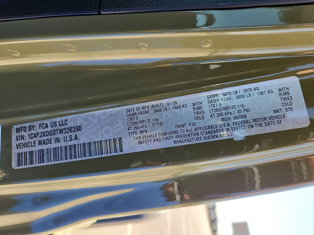 2026 Jeep Wrangler WRANGLER 4-DOOR WILLYS