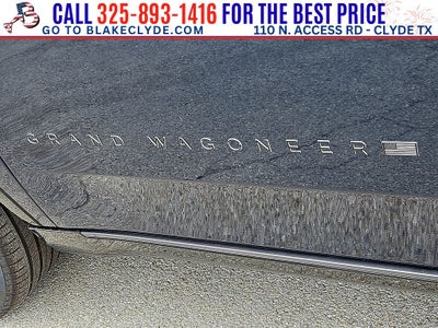 2026 Jeep Grand Wagoneer Limited Reserve