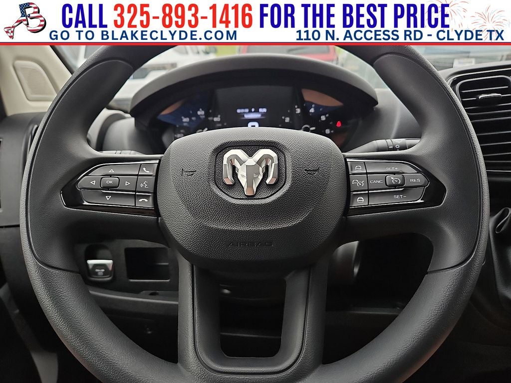 2026 RAM ProMaster 2500 High Roof