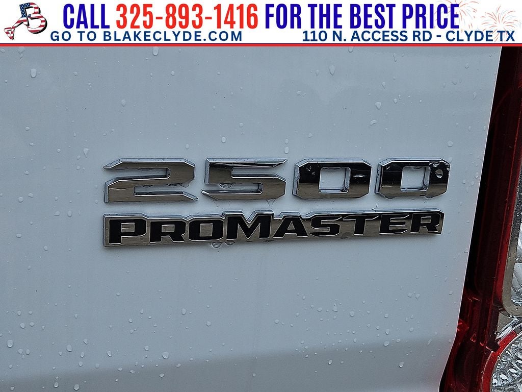 2026 RAM ProMaster 2500 High Roof