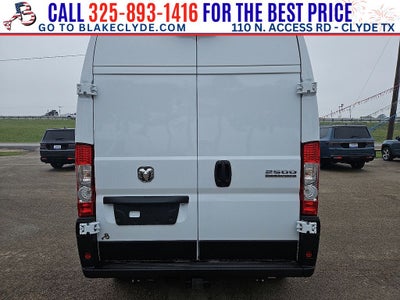 2026 RAM ProMaster 2500 High Roof