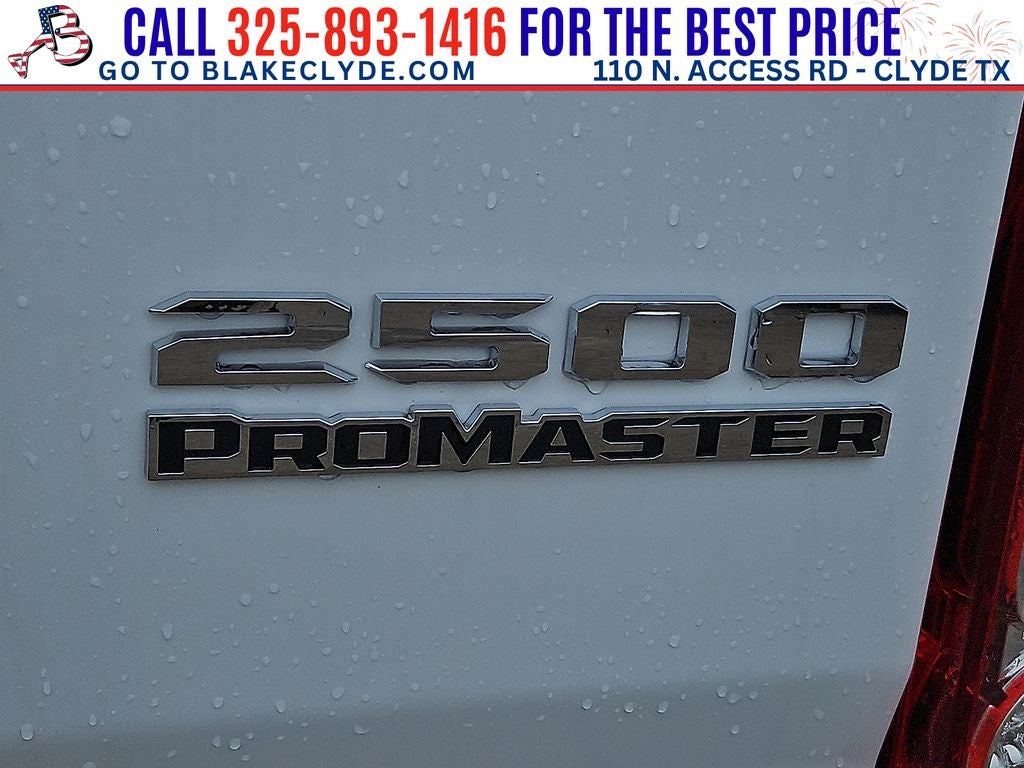 2026 RAM ProMaster 2500 High Roof