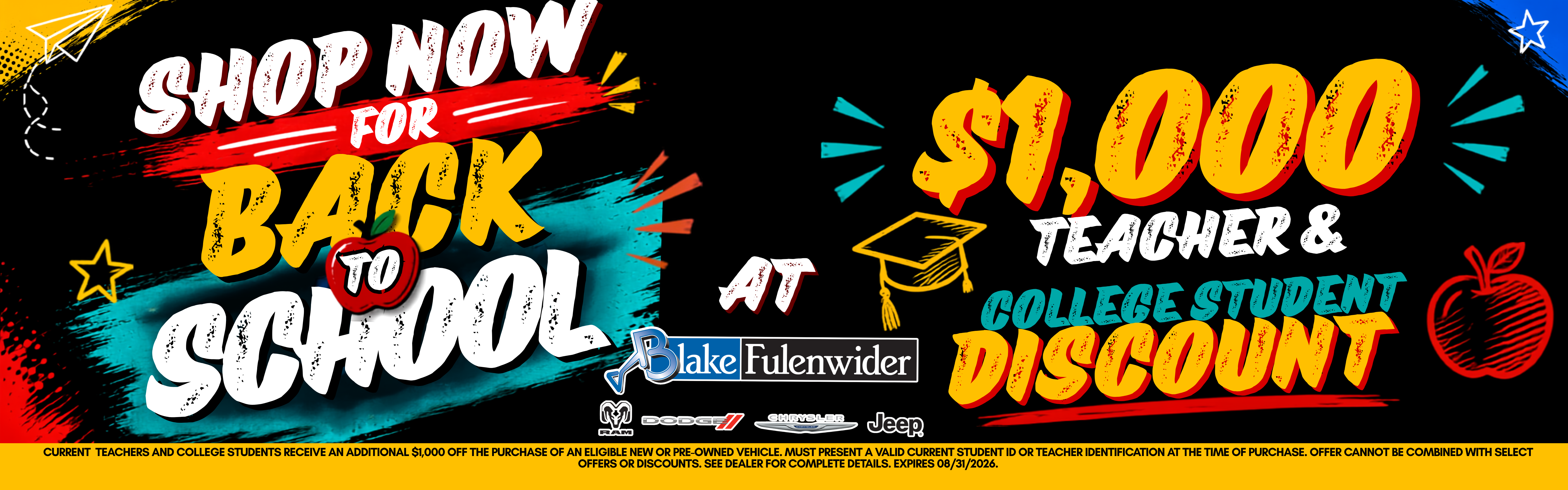 Shop Now Back to School