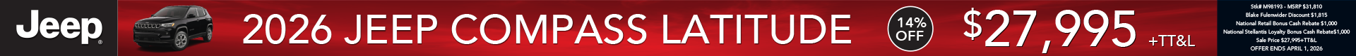 2026 JEEP COMPASS LATITUDE