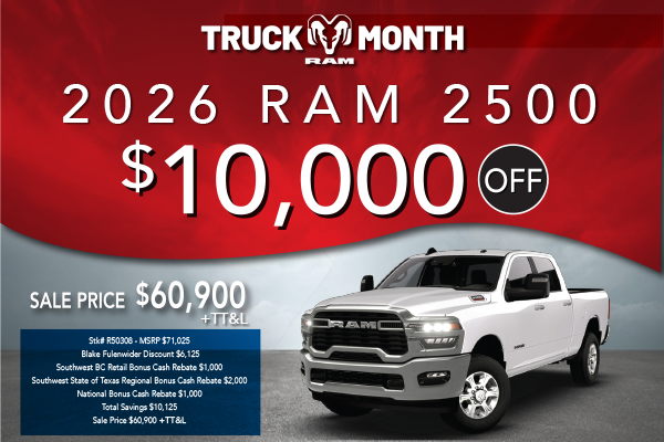 2026 RAM 2500