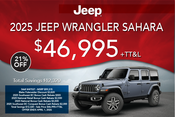 2025 JEEP Wrangler Sahara