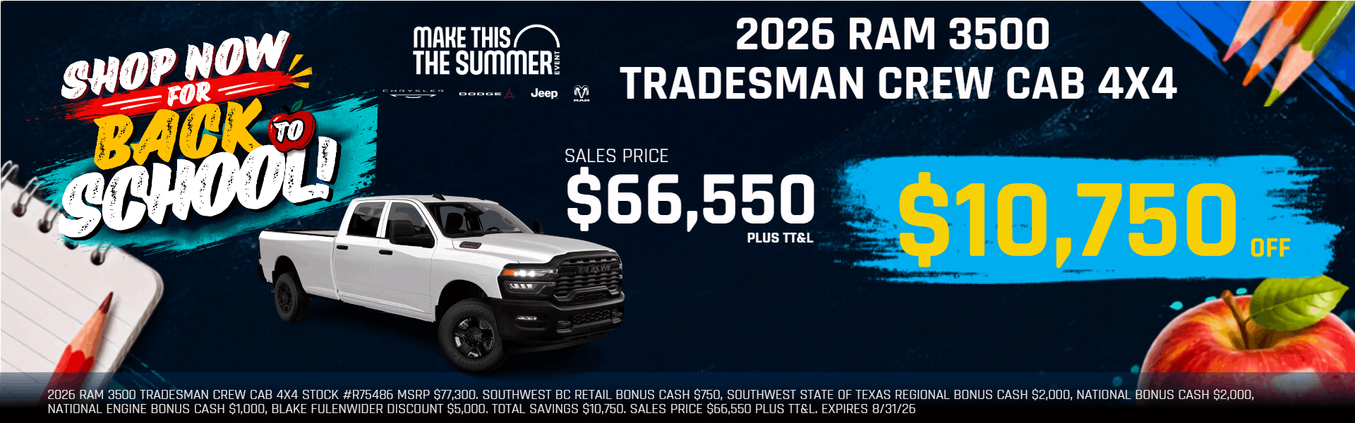 2026 RAM 3500 Tradesman