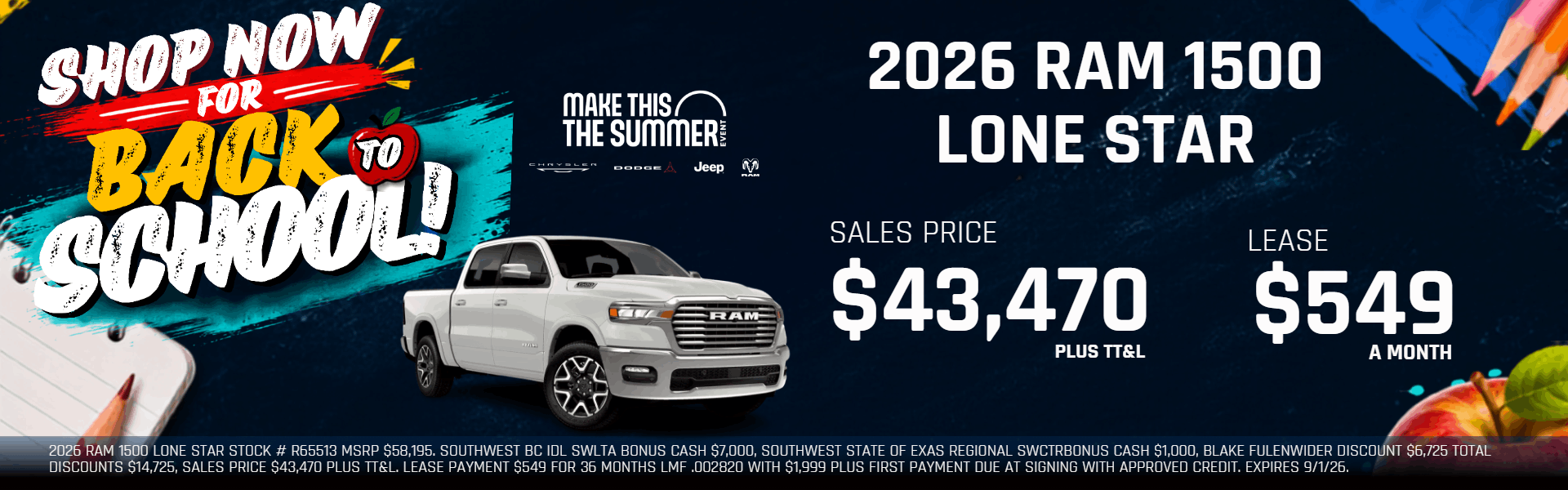 2026 Ram 1500 Lone Star