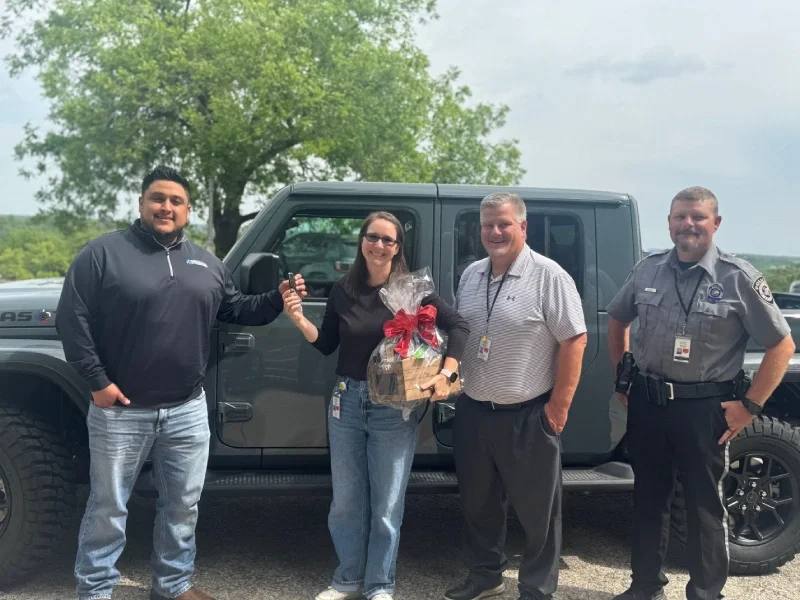 A group of people posing.